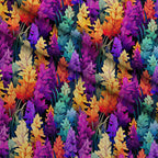 Lupine Spires Pattern 1 Fleece Fabric — fleece fabric folded close-up preview (mv-fleece-v1:lying)
