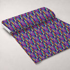 Lupine Spires Pattern 10 Fleece Fabric — fleece fabric unrolled bolt preview (mv-fleece-v1:bolt)