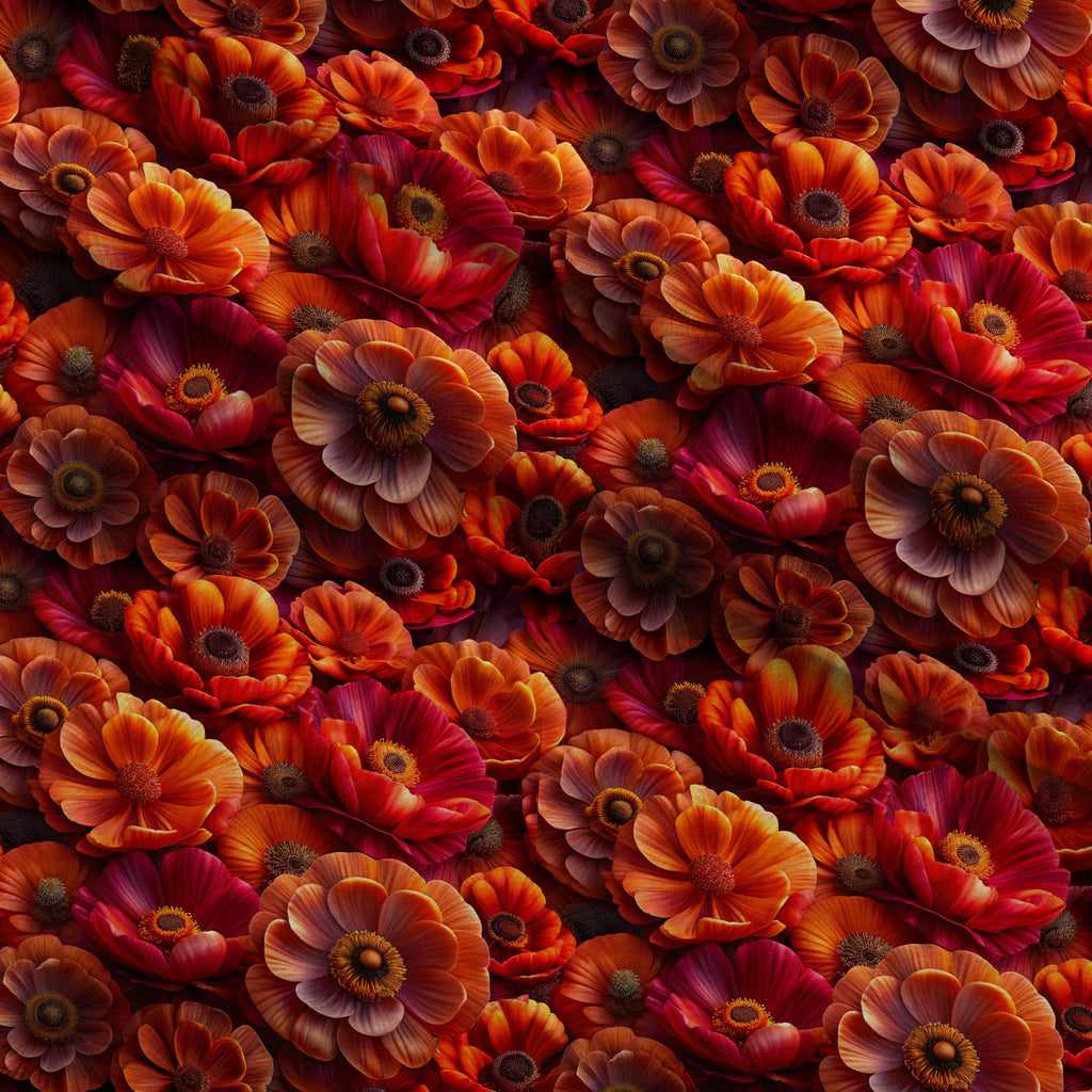 Lush Blooms Pattern 11 Fleece Fabric — fleece fabric folded close-up preview (mv-fleece-v1:lying)