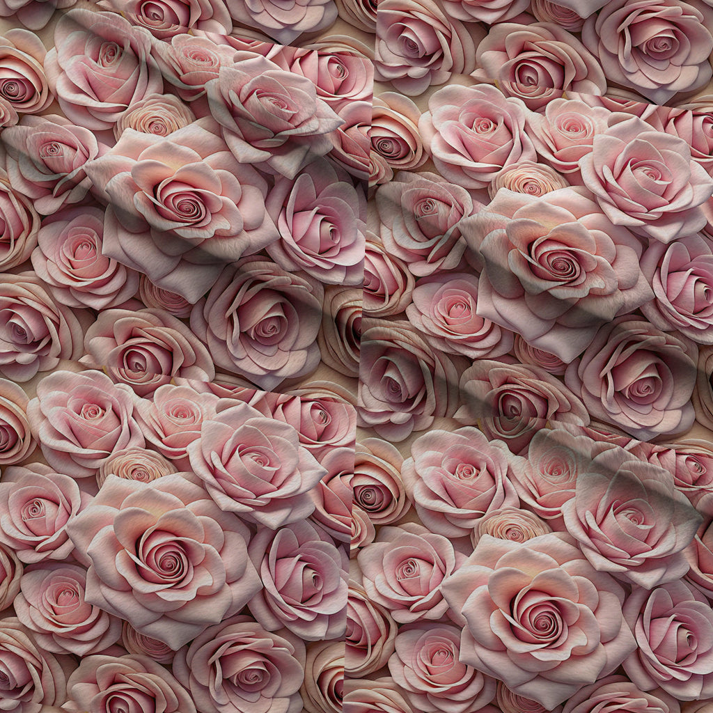 Lush Blooms Pattern 14 Fleece Fabric — fleece fabric folded close-up preview (mv-fleece-v1:lying)