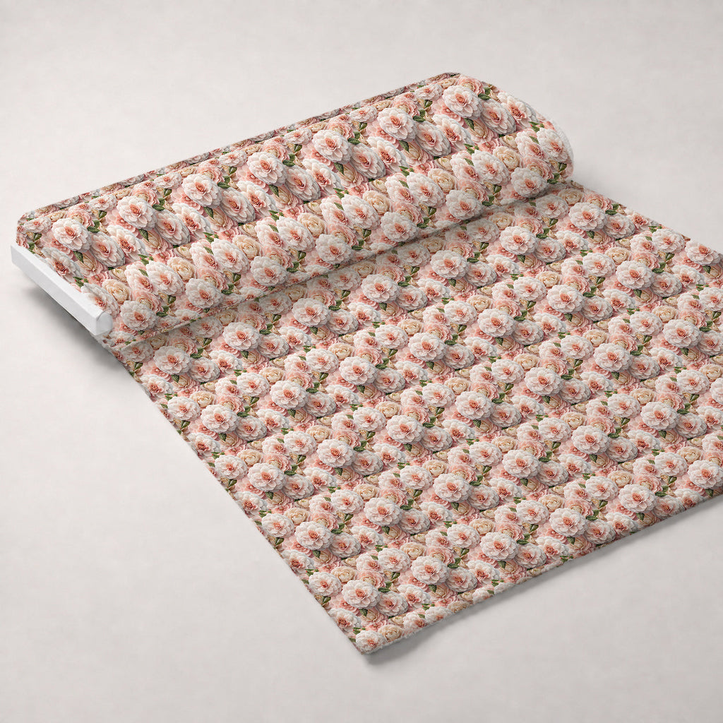 Lush Blooms Pattern 17 Fleece Fabric — fleece fabric unrolled bolt preview (mv-fleece-v1:bolt)