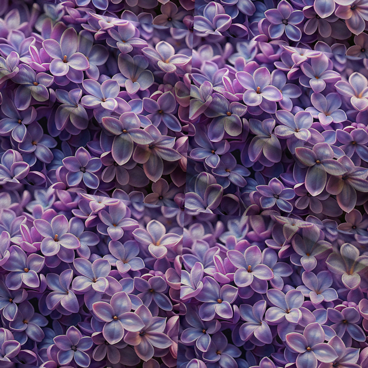 Lush Blooms Pattern 2 Fleece Fabric — fleece fabric folded close-up preview (mv-fleece-v1:lying)