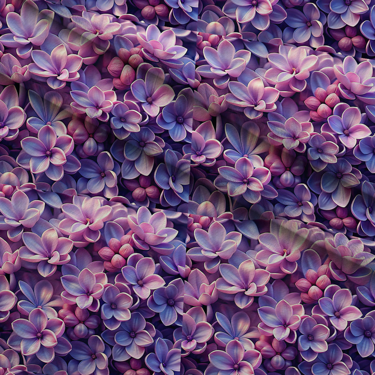 Lush Blooms Pattern 35 Fleece Fabric — fleece fabric folded close-up preview (mv-fleece-v1:lying)