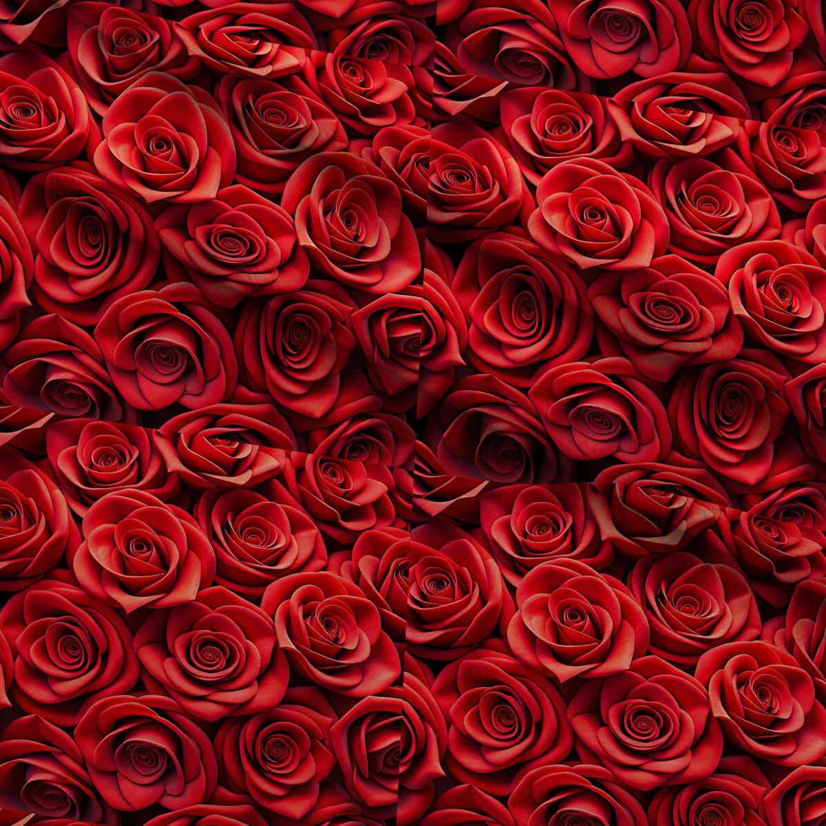 Lush Blooms Pattern 9 Fleece Fabric — fleece fabric folded close-up preview (mv-fleece-v1:lying)