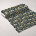 Maharaja Palace Pattern 2 Fleece Fabric — fleece fabric unrolled bolt preview (mv-fleece-v1:bolt)