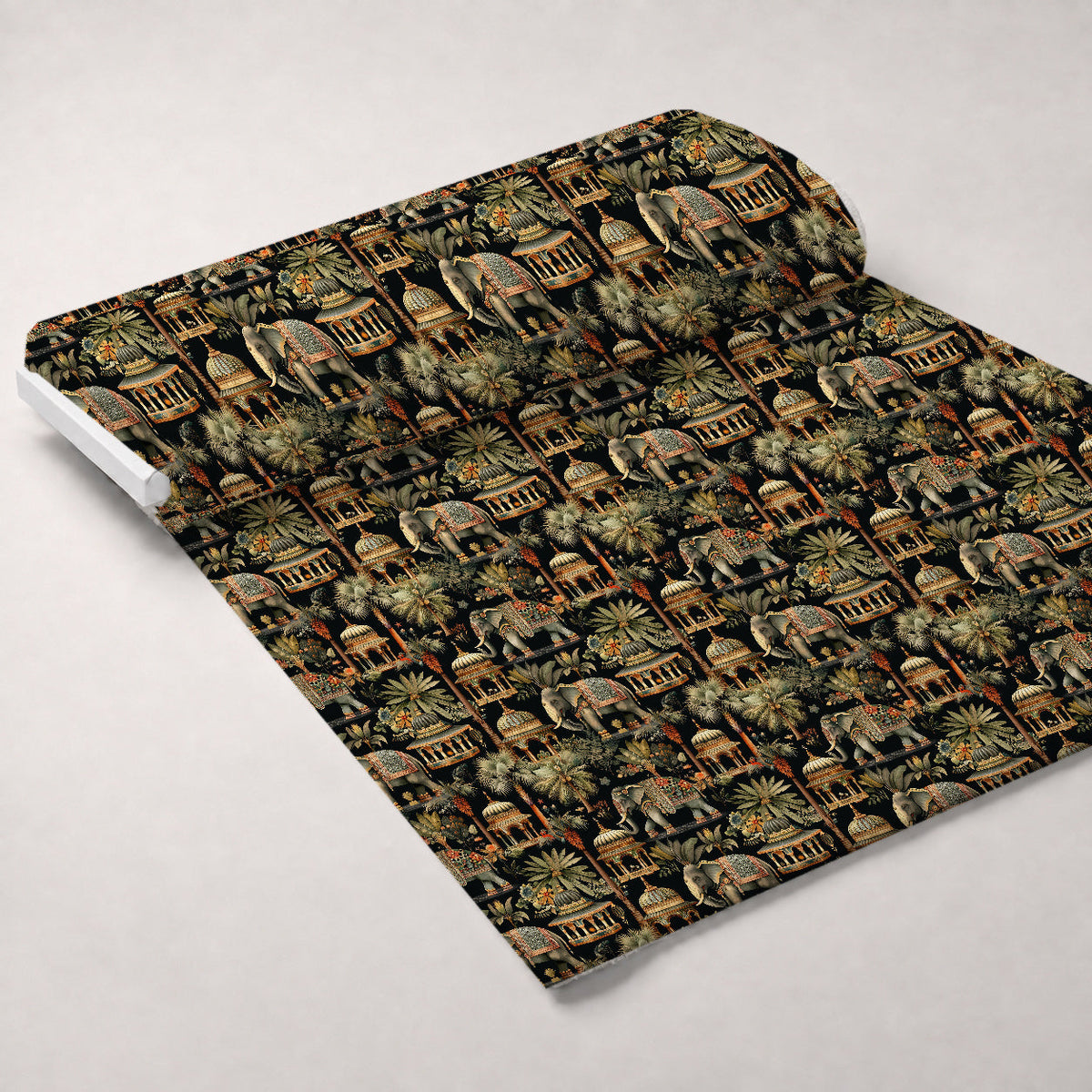 Maharaja Palace Pattern 4 Fleece Fabric — fleece fabric unrolled bolt preview (mv-fleece-v1:bolt)