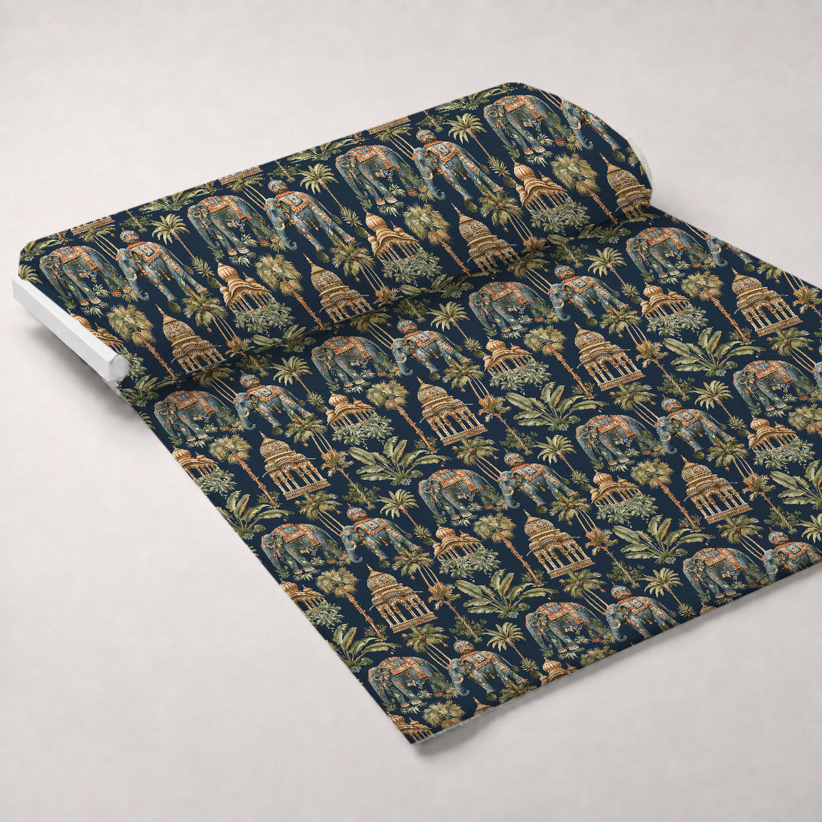 Maharaja Palace Pattern 8 Fleece Fabric — fleece fabric unrolled bolt preview (mv-fleece-v1:bolt)