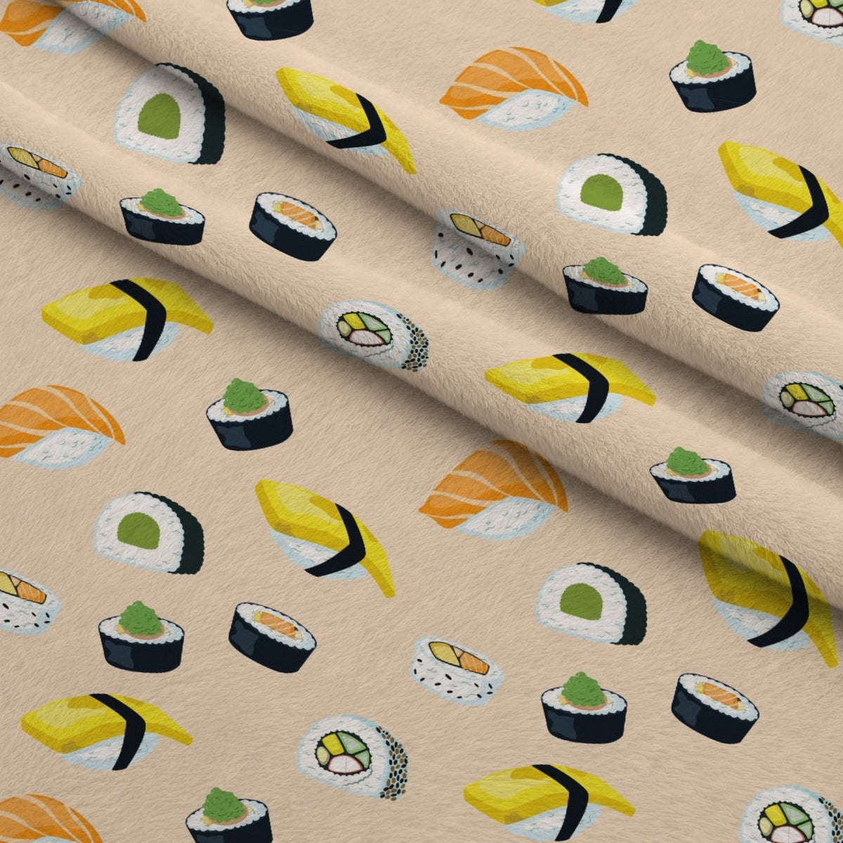 Maki Medley Pattern 4 Fleece Fabric — fleece fabric folded close-up preview (mv-fleece-v1:lying)