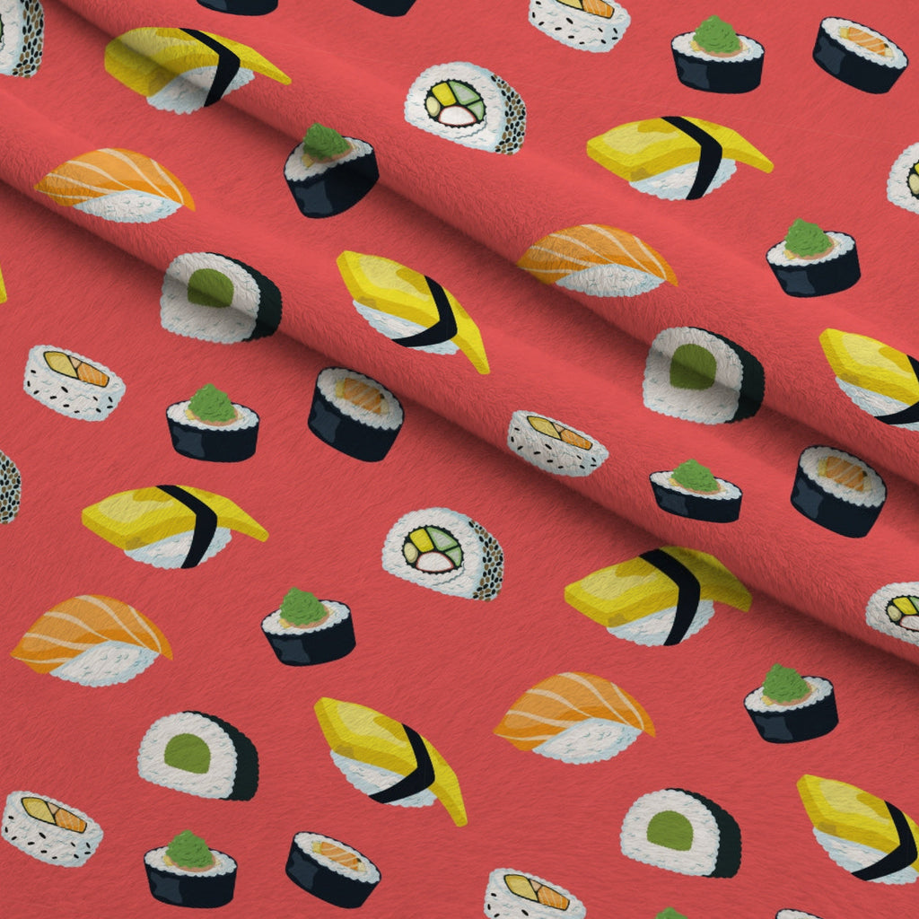 Maki Medley Pattern 8 Fleece Fabric — fleece fabric folded close-up preview (mv-fleece-v1:lying)