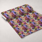 Marbled Opal Pattern 1 Fleece Fabric — fleece fabric unrolled bolt preview (mv-fleece-v1:bolt)