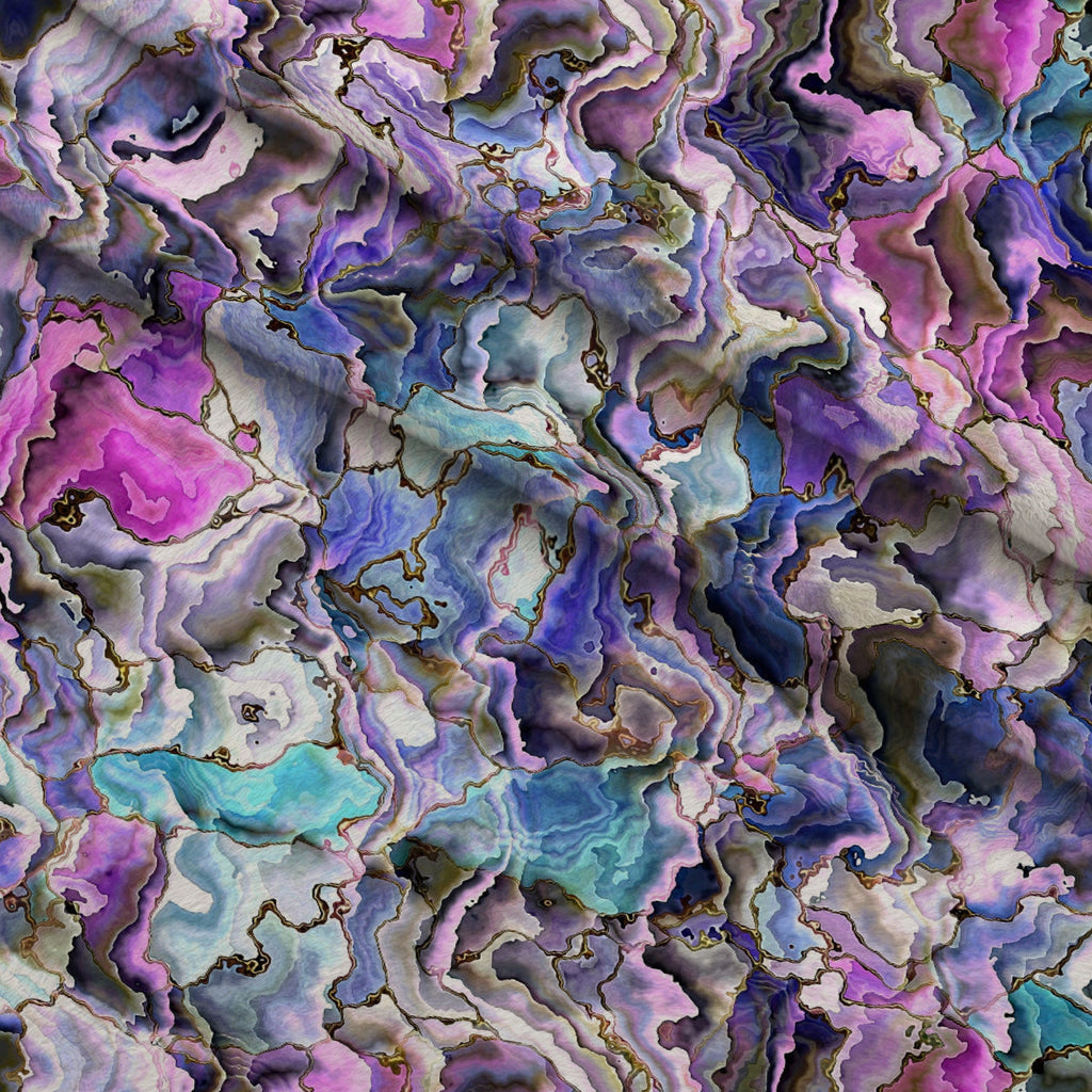 Marbled Opal Pattern 10 Fleece Fabric — fleece fabric folded close-up preview (mv-fleece-v1:lying)