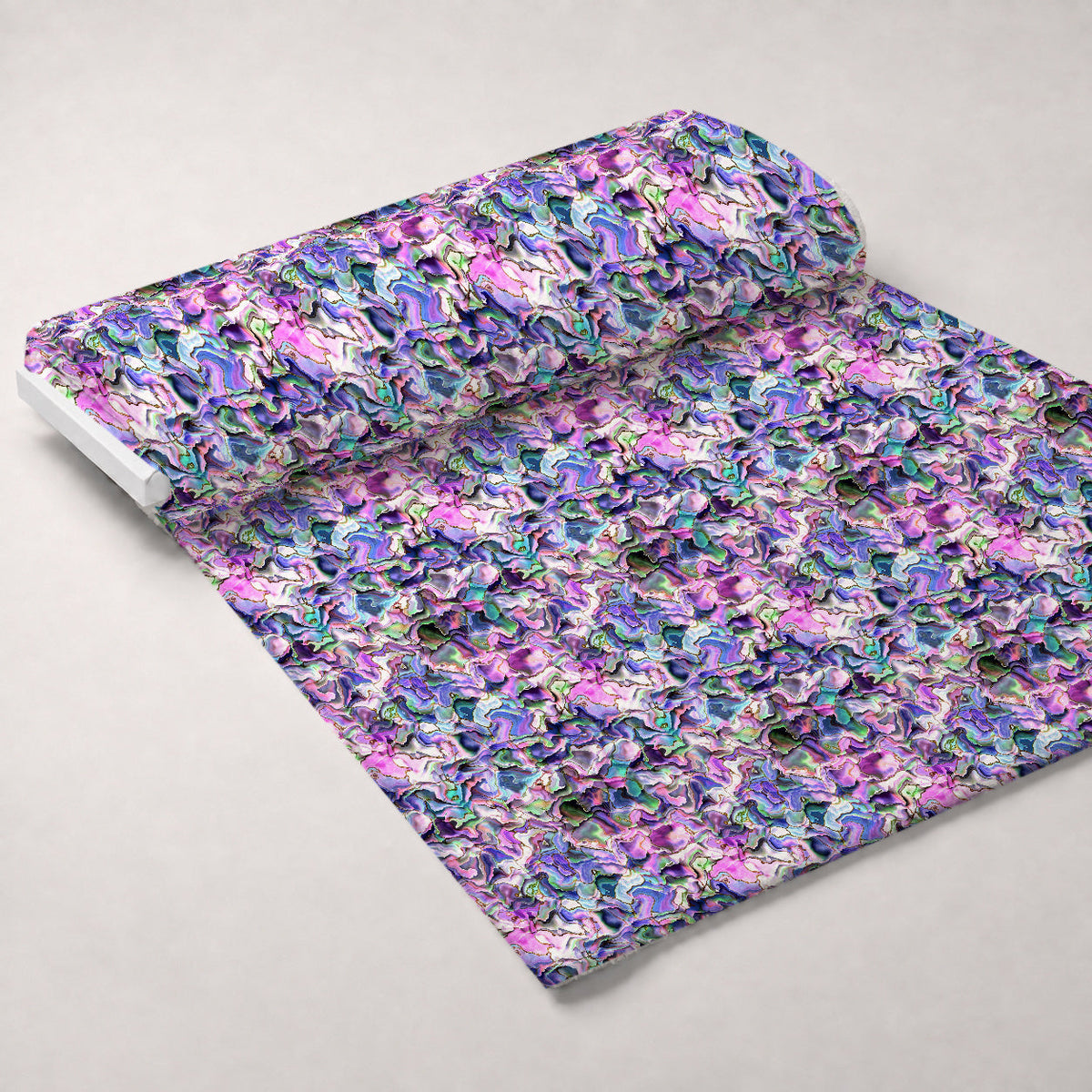 Marbled Opal Pattern 11 Fleece Fabric — fleece fabric unrolled bolt preview (mv-fleece-v1:bolt)