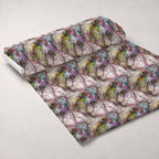 Marbled Opal Pattern 13 Fleece Fabric — fleece fabric unrolled bolt preview (mv-fleece-v1:bolt)