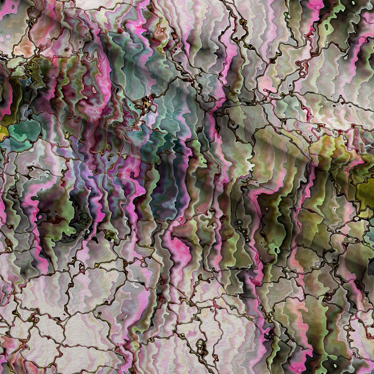 Marbled Opal Pattern 13 Fleece Fabric — fleece fabric folded close-up preview (mv-fleece-v1:lying)
