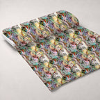 Marbled Opal Pattern 14 Fleece Fabric — fleece fabric unrolled bolt preview (mv-fleece-v1:bolt)
