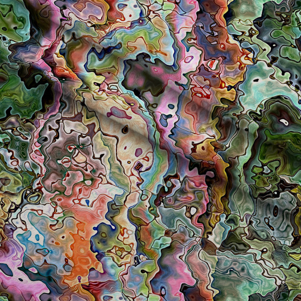 Marbled Opal Pattern 17 Fleece Fabric — fleece fabric folded close-up preview (mv-fleece-v1:lying)