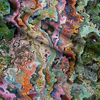 Marbled Opal Pattern 17 Fleece Fabric — fleece fabric folded close-up preview (mv-fleece-v1:lying)