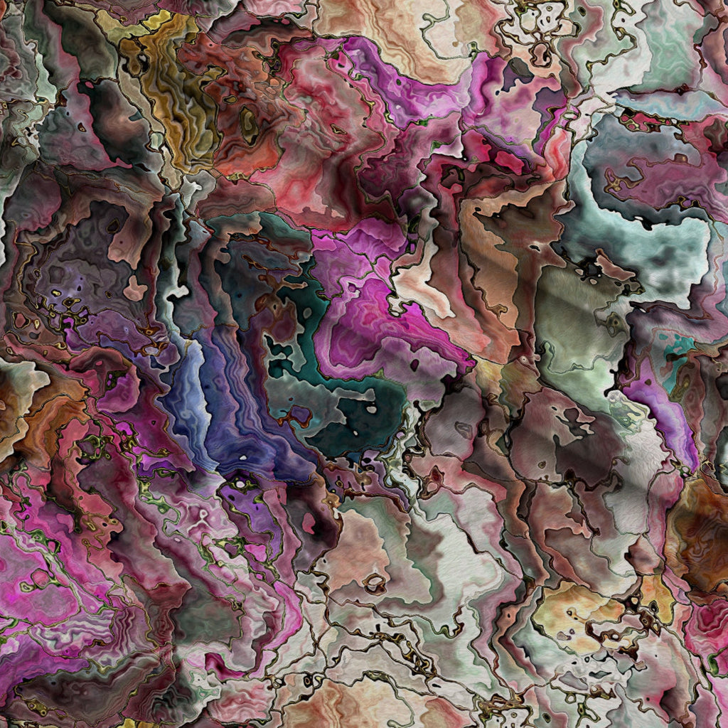 Marbled Opal Pattern 2 Fleece Fabric — fleece fabric folded close-up preview (mv-fleece-v1:lying)