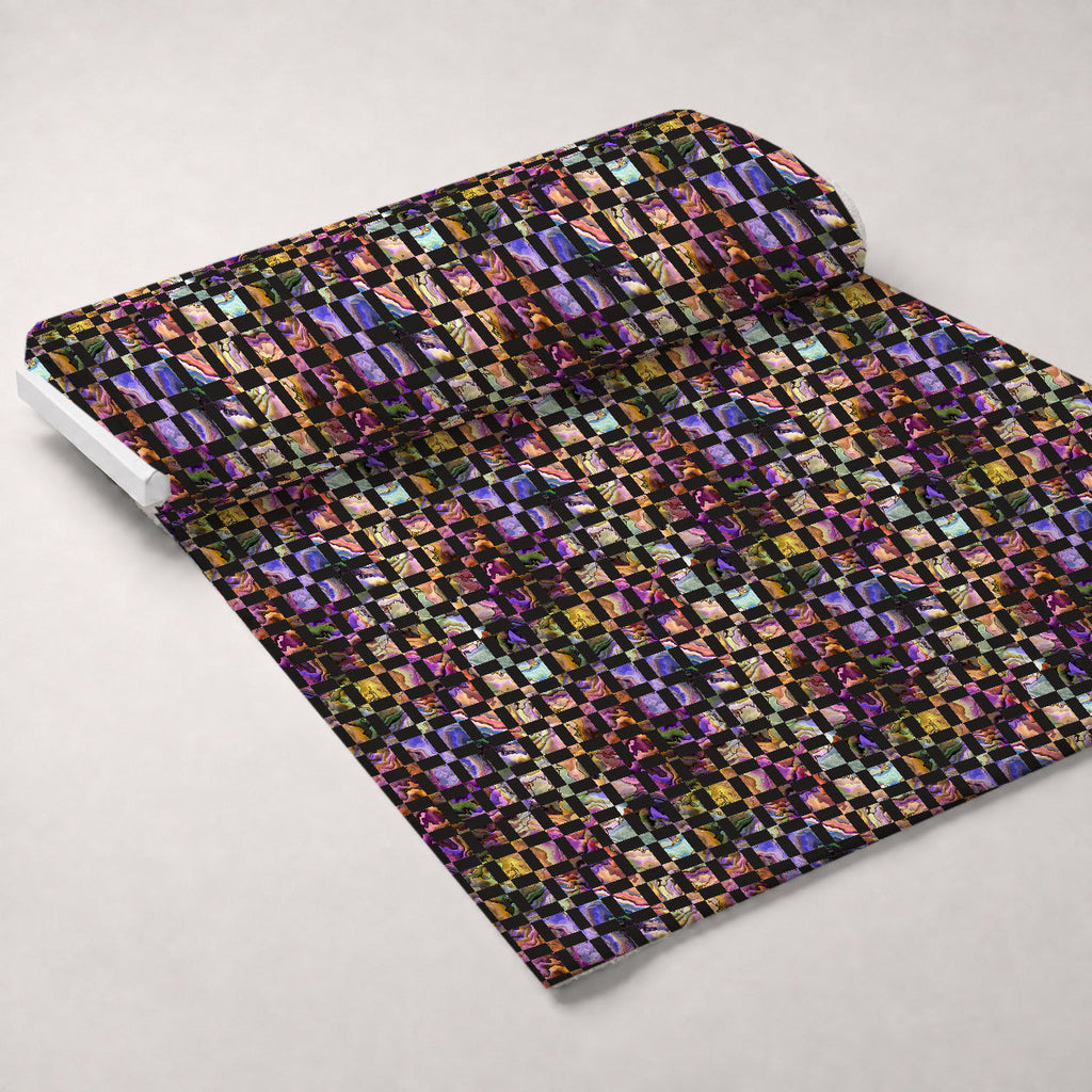 Marbled Opal Pattern 23 Fleece Fabric — fleece fabric unrolled bolt preview (mv-fleece-v1:bolt)