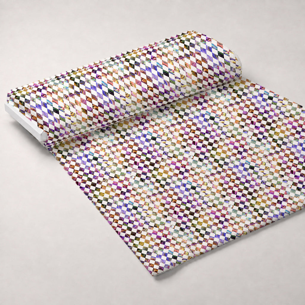 Marbled Opal Pattern 24 Fleece Fabric — fleece fabric unrolled bolt preview (mv-fleece-v1:bolt)