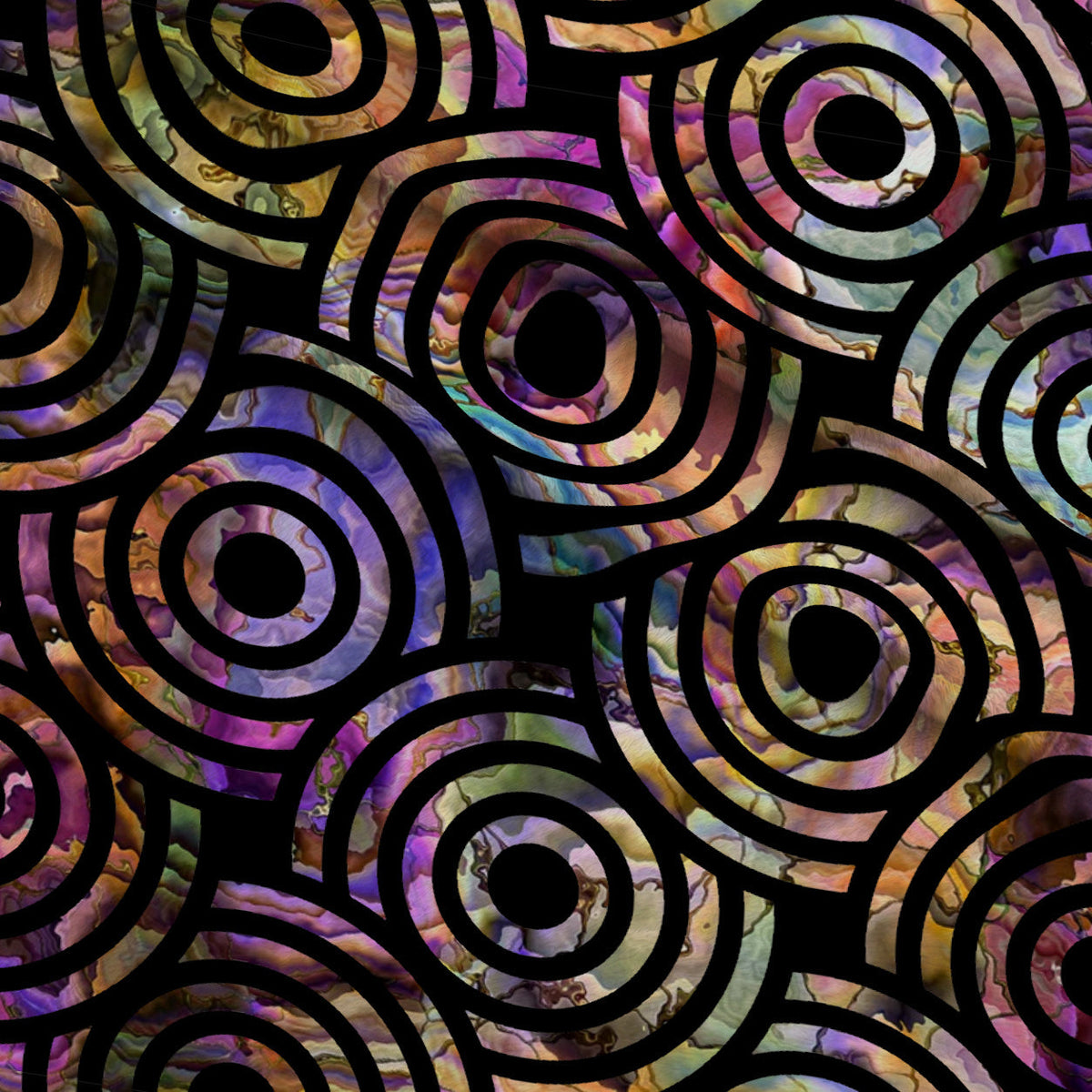 Marbled Opal Pattern 28 Fleece Fabric — fleece fabric folded close-up preview (mv-fleece-v1:lying)