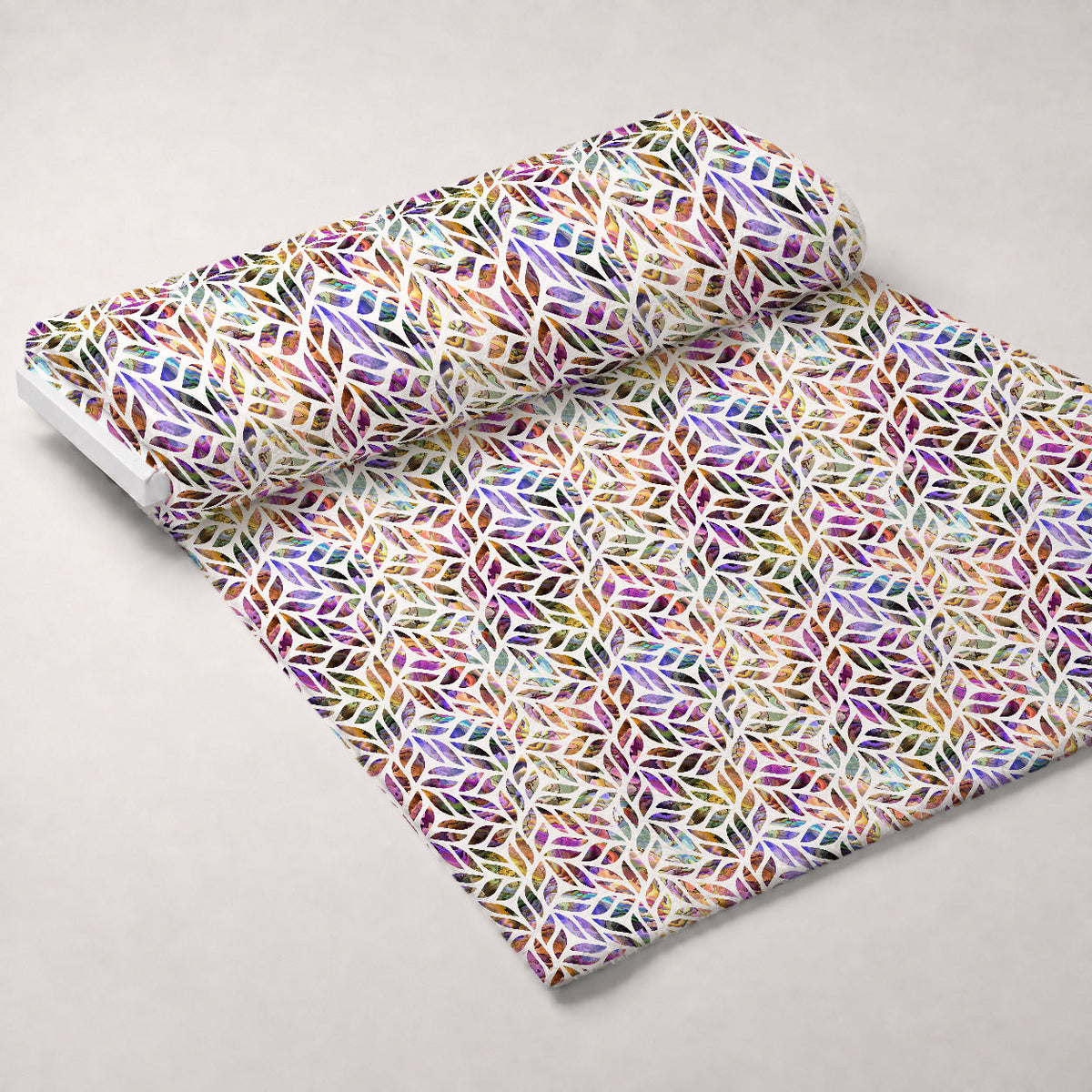 Marbled Opal Pattern 30 Fleece Fabric — fleece fabric unrolled bolt preview (mv-fleece-v1:bolt)