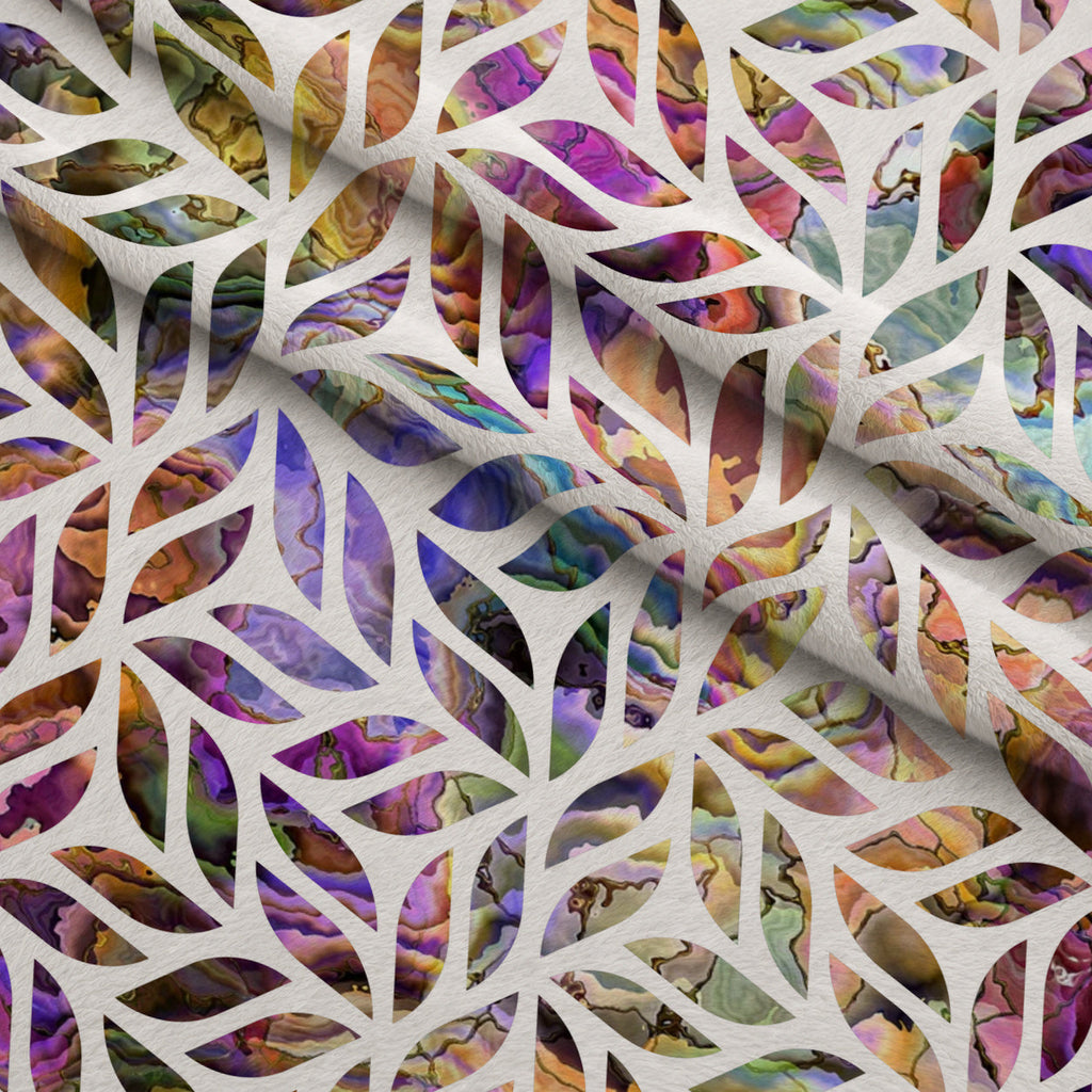 Marbled Opal Pattern 30 Fleece Fabric — fleece fabric folded close-up preview (mv-fleece-v1:lying)