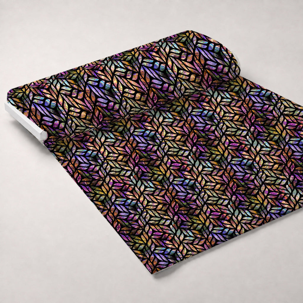 Marbled Opal Pattern 31 Fleece Fabric — fleece fabric unrolled bolt preview (mv-fleece-v1:bolt)