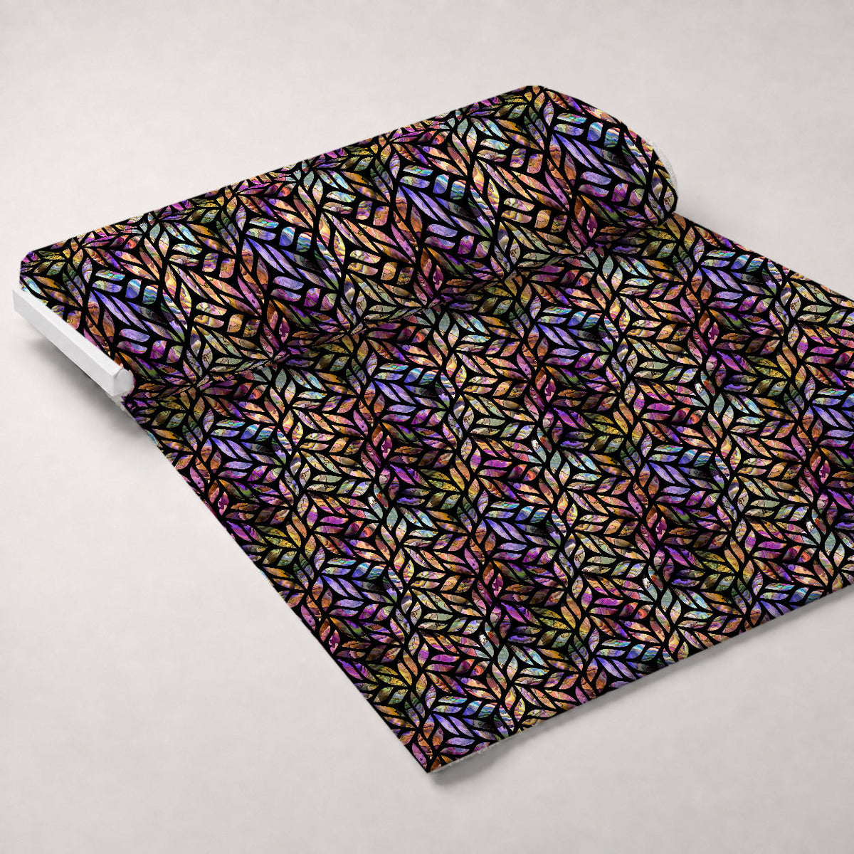 Marbled Opal Pattern 31 Fleece Fabric — fleece fabric unrolled bolt preview (mv-fleece-v1:bolt)