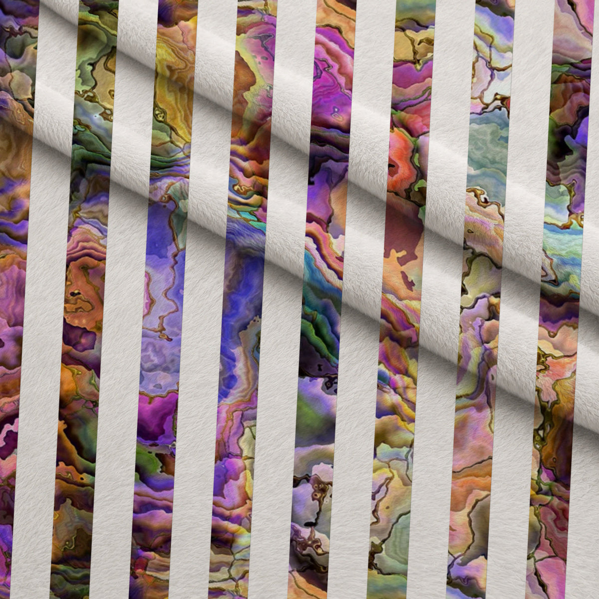 Marbled Opal Pattern 33 Fleece Fabric — fleece fabric folded close-up preview (mv-fleece-v1:lying)