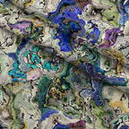 Marbled Opal Pattern 8 Fleece Fabric — fleece fabric folded close-up preview (mv-fleece-v1:lying)