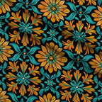 Marigold Mosaic Pattern 5 Fleece Fabric — fleece fabric folded close-up preview (mv-fleece-v1:lying)