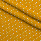 Marigold Tweed Pattern 11 Fleece Fabric — fleece fabric folded close-up preview (mv-fleece-v1:lying)
