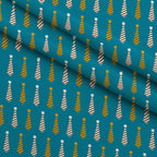 Marigold Tweed Pattern 4 Fleece Fabric — fleece fabric folded close-up preview (mv-fleece-v1:lying)