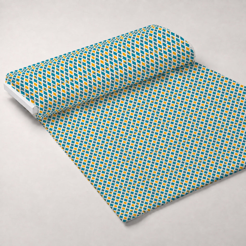 Marigold Tweed Pattern 7 Fleece Fabric — fleece fabric unrolled bolt preview (mv-fleece-v1:bolt)