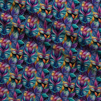 Masquerade Jewels Pattern 4 Fleece Fabric — fleece fabric folded close-up preview (mv-fleece-v1:lying)