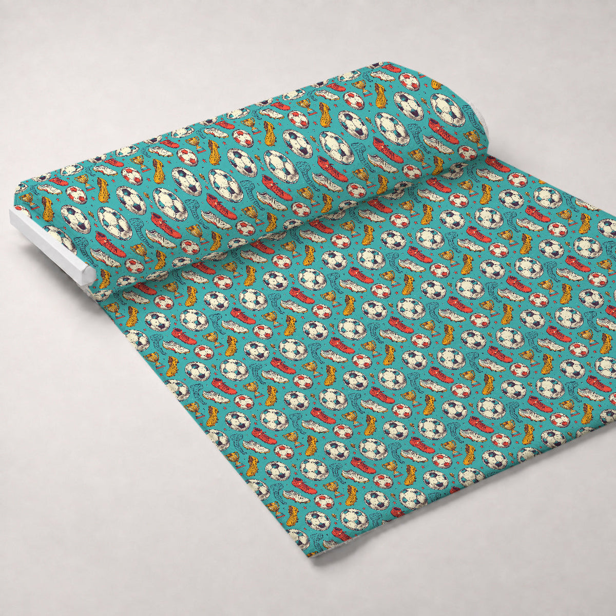 Match Day Pattern 11 Fleece Fabric — fleece fabric unrolled bolt preview (mv-fleece-v1:bolt)