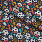 Match Day Pattern 14 Fleece Fabric — fleece fabric folded close-up preview (mv-fleece-v1:lying)