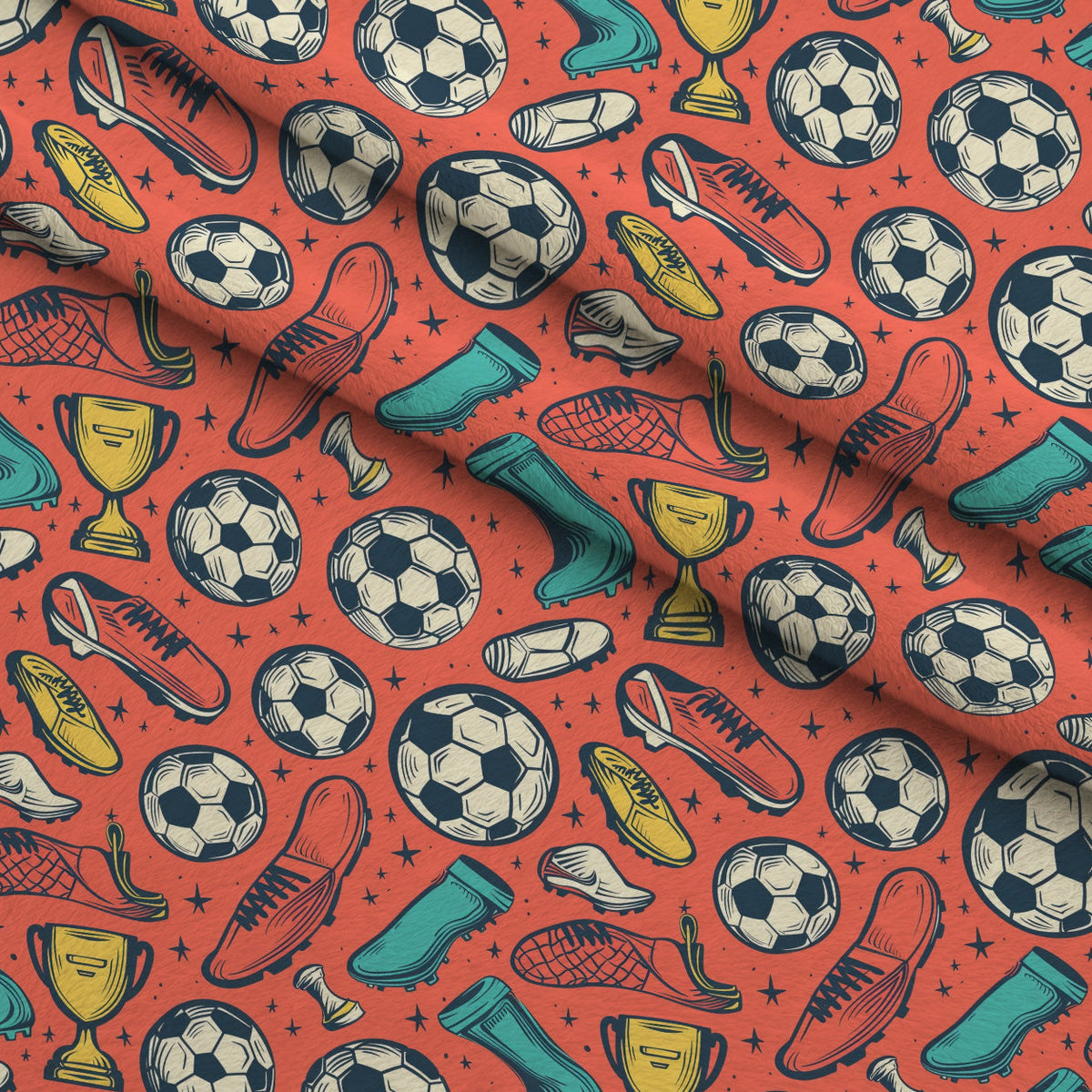 Match Day Pattern 7 Fleece Fabric — fleece fabric folded close-up preview (mv-fleece-v1:lying)