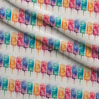 Melty Rainbow Pops Pattern 11 Fleece Fabric — fleece fabric folded close-up preview (mv-fleece-v1:lying)