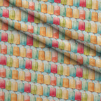 Melty Rainbow Pops Pattern 6 Fleece Fabric — fleece fabric folded close-up preview (mv-fleece-v1:lying)