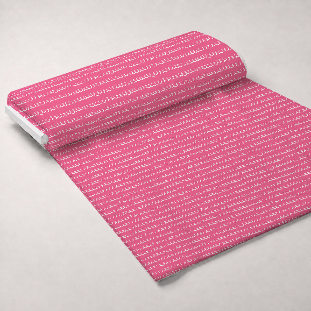 Memphis Confetti Pattern 4 Fleece Fabric — fleece fabric unrolled bolt preview (mv-fleece-v1:bolt)