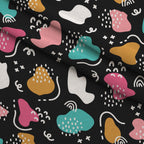 Memphis Confetti Pattern 9 Fleece Fabric — fleece fabric folded close-up preview (mv-fleece-v1:lying)