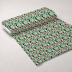 Memphis Pop Pattern 13 Fleece Fabric — fleece fabric unrolled bolt preview (mv-fleece-v1:bolt)