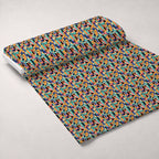 Memphis Pop Pattern 16 Fleece Fabric — fleece fabric unrolled bolt preview (mv-fleece-v1:bolt)