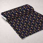 Midnight Blooms Pattern 5 Fleece Fabric — fleece fabric unrolled bolt preview (mv-fleece-v1:bolt)