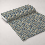 Midnight Bramble Pattern 2 Fleece Fabric — fleece fabric unrolled bolt preview (mv-fleece-v1:bolt)