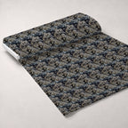 Midnight Bramble Pattern 3 Fleece Fabric — fleece fabric unrolled bolt preview (mv-fleece-v1:bolt)