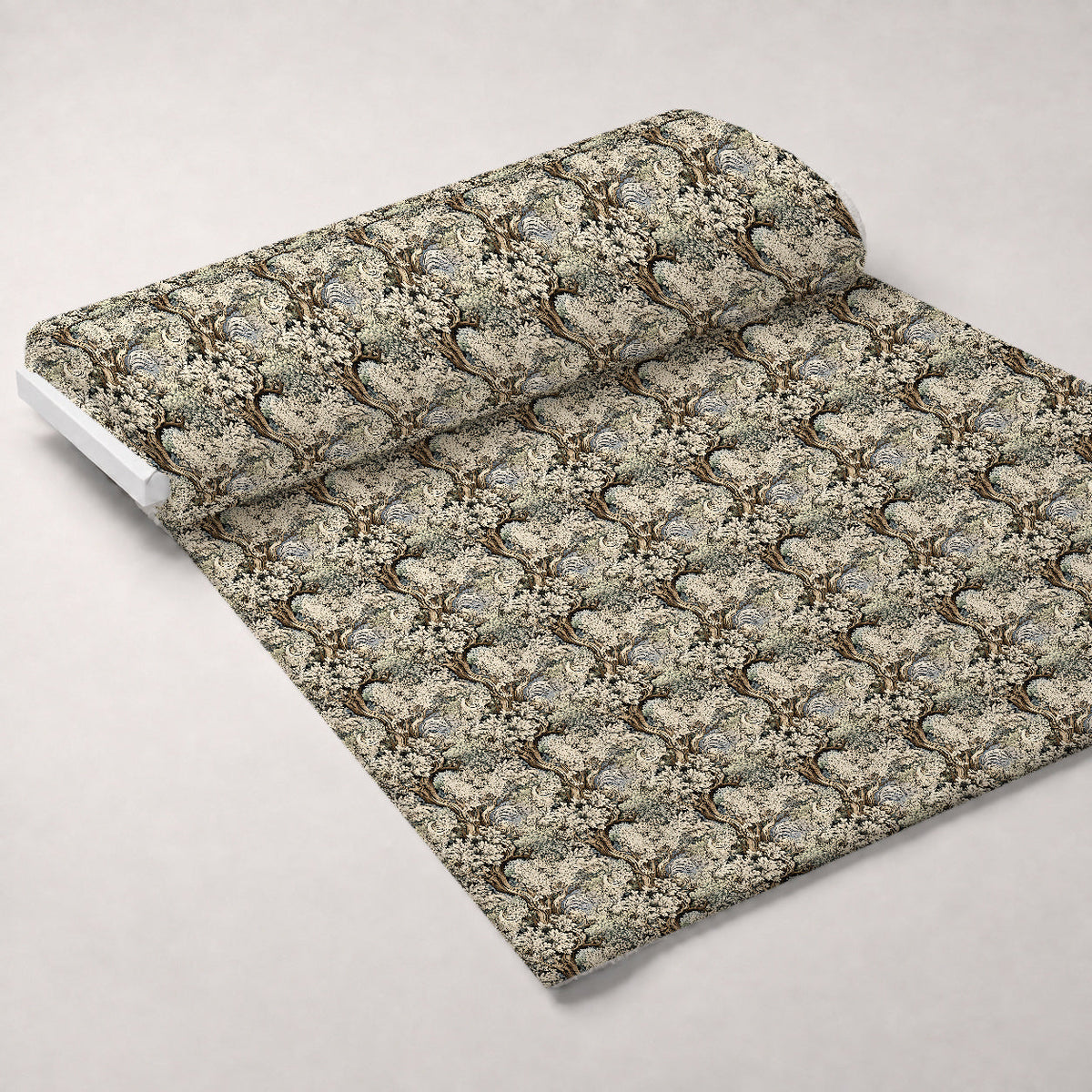 Midnight Bramble Pattern 4 Fleece Fabric — fleece fabric unrolled bolt preview (mv-fleece-v1:bolt)