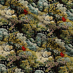 Midnight Bramble Pattern 5 Fleece Fabric — fleece fabric folded close-up preview (mv-fleece-v1:lying)